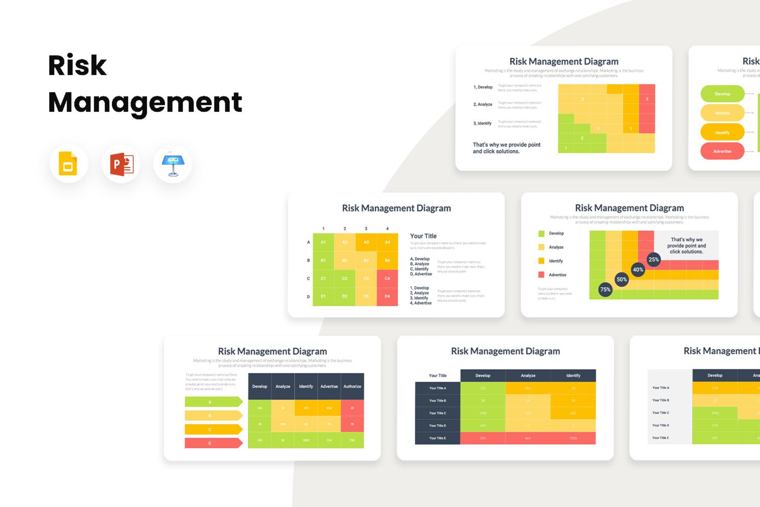 Risk Management Infographics - Slidepy - Best Infographic Templates